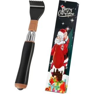 WOVTE Rückenkratzer mit Weihnachtsverpackung & Zweipoliger Anti-Rotation, Geschenke für Männer Frauen Männergeschenke, Weihnachtsgeschenke für Männer Frauen