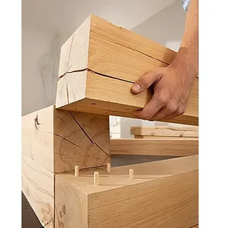 Massiv Blox Holzbalken  (L x B x H: 180 x 15 x 15 cm, Buche)