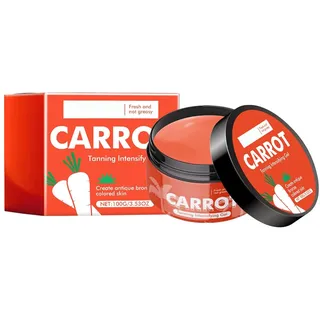 Carrot Sun Intensive Tanning Gel, Karotten Bräunungsgel 100 ml, Premium Bräunungscreme zum Sonnen, Premium Bräunungscreme zum Sonnen,Pflegt die Haut, Pflegt die Haut (1PCS)