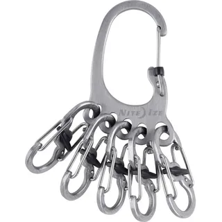 NITE IZE Schlüssel-Karabiner KLKBF-11-R6 BigFoot Locker KeyRack Edelstahl 1St.