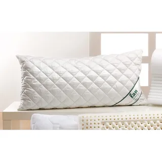 Dinkelkörnerkissen FAN "Dinkelkissen", beige, B:40cm H:10cm L:80cm, Bezug: 100% Baumwolle, Kopfkissen, Dinkelkörnerkissen, Topseller