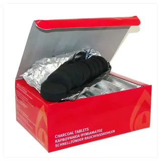 Nklaus 200 Räucherkohle schnellzündend Ø 40mm 20 Rollen 40160