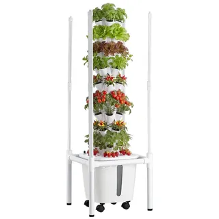 Vevor Hydroponischer Turm 45 Pods 9 Ebenen