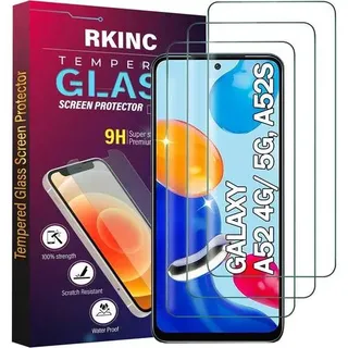 3er Pack Panzerglas Displayschutz Samsung Galaxy A52 A52 5G A52S 5G