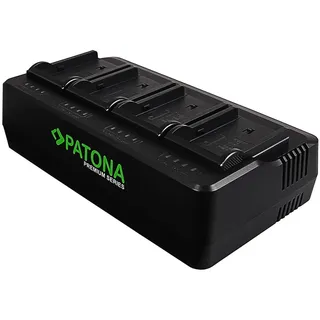 PATONA Premium 4-fach Ladegerät), für Sony Li-Ion Akkus