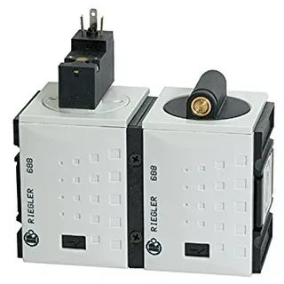 RIEGLER 100326-FU 958 Befülleinheit »FUTURA«, el. betätigt, 230 V AC/50 Hz, BG 2, G 1/2, 1Stk