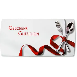 Geschenkgutschein "Gastro", 19x28.5cm, 25 Stk.