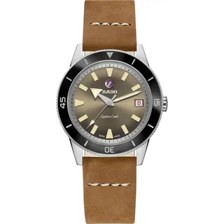 Rado - Leder Rind Hyperch. Capitancook Band Set Hyperchr.capt.cook M leder Br. 07.09110.10 - braun