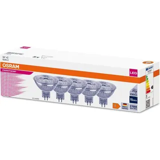 Osram Einbauleuchte 5er Pack MR16 36° 2,6W 2700K warmweiß