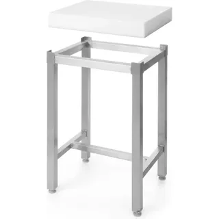HENDI Hackblock 400x400x50 mm Polyethylen - Weiß