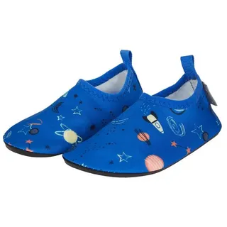 Sterntaler Badeschuhe Weltraum in Blau königsblau
