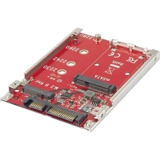 Conrad Schnittstellen-Konverter [1x mSATA-Buchse, M.2 NGFF - 1x SATA-Kombi-Stecker 7+15pol.]