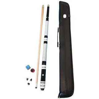 Winever Billardqueue Set inkl. Tasche, Kreide, Trimmer und Ersatzleder von John West