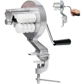 Eventerde Cavatelli Maschine Aus Edelstahl - Manual Cavatelli Maker Machine, Cavatelli Maker Maschine, Manuelle Nudelmaschine Mit Handkurbel, Manuelle Makkaroni Maschine, Handkurbel Makkaronimaschine