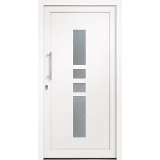 Roro Kunststoffhaustür 'Boston' weiß 1000 x 2100 mm DIN L