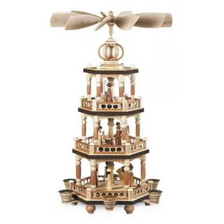 Müller GmbH Müller Pyramide Heilige Geschichte 3-stöckig natur Höhe 51 cm