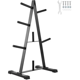 Vevor Hantelscheibenständer Hantelscheibenbaum 227 kg schwarz