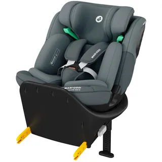 Maxi-Cosi Emerald 360 S i-Size, Autositz 360 Grad drehbar, 0–12 Jahre (40–150 cm), Auto Kindersitz, Baby Autositz, FlexiSpin-Drehung, 4 Liegepositionen, G-Cell Seitenaufprallschutz, Tonal Graphite