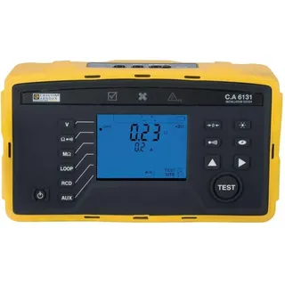 CHAUVIN ARNOUX C.A 6131 Installationstester VDE-Norm 0100