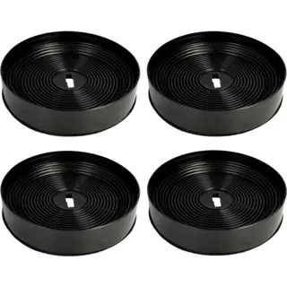 4x Trade-Shop Aktivkohlefilter 170 x 34mm kompatibel mit Oranier KSC700, KSC 700, 9208 95, 920895 / Ersatzteil für Dunstabzugshauben, Umlufthauben