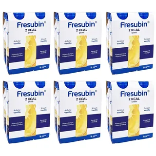Fresenius (12,27 EUR/l) FRESUBIN 2 KCAL Drink Vanille 6x4x200ml Trinkflasche