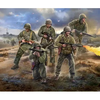 Zvezda WWII US Marines 1:72