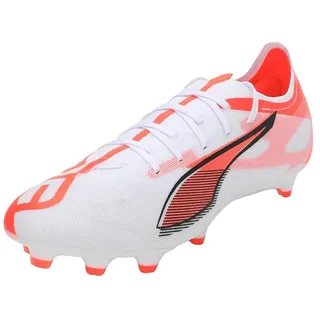Herren Puma White-Puma Black-Glowing Red 46