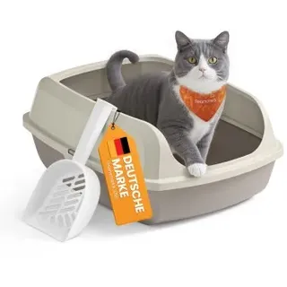 Songmics Katzentoilette XL Beige