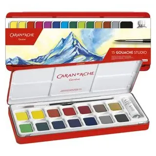 Caran d'Ache Gouache STUDIO 15er Set