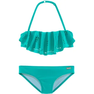 Buffalo Bandeau-Bikini Blau/Türkis 146/152