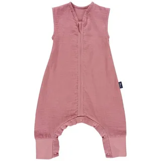 Kinderhaus Blaubär Set Alvi Schlafsack mit Füßen & Windel Blaubaer | Hautfreundlicher Schlafsack Baby & Kinder 100% Baumwolle | Reißverschluss mit Kinnschutz | Waschbar Bei 60°C | TOG 0.5 - 70