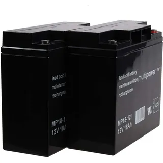 Powery Ersatzakku für USV APC Smart-UPS SMT1500I - Schwarz