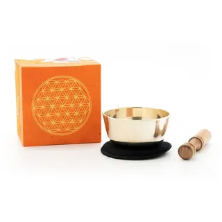 Klangschalen-Center Klangschalen-Set in Box M Blume des Lebens