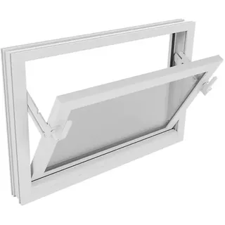 Solid Elements Kippfenster  (60 x 40 cm, Weiß)