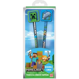 Minecraft Stift-Set Minecraft (Bleistift Mit Topper)