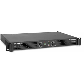 Vonyx VDA1000 PA-Verstärker 1U 2x 500W