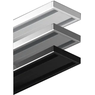 GARDUNA Vorhangschiene Paneelwagen 1-läufig Ø 0 mm 300 cm Silber