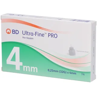 embecta Bd Ultra-fine Pro Pen-nadeln 4 Mm 32 G 0,23 Mm