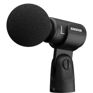 Shure MV88+ Stereo USB -Mikrofon - Kondensatormikrofon zum Streaming und Aufnehmen von Gesang & Instrumenten, Mac & Windows kompatibel - Schwarz