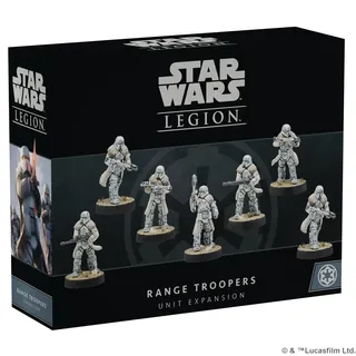 Asmodee Star Wars: Legion Range Troopers Expansion – Entfesseln Sie die Macht der imperialen Troopers! Tabletop-Miniatur-Strategiespiel für Kinder und Erwachsene, ab 14 Jahren, 2 Spieler, 3 Stunden Spielzeit,