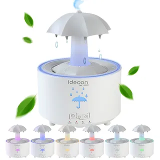 ideoon home Aroma Diffuser 300ml Höhe 19 cm weiß