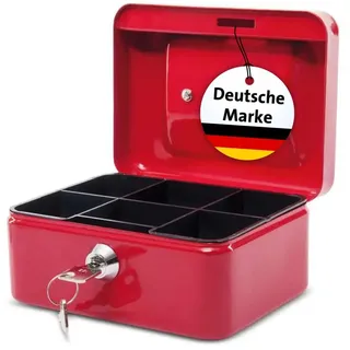 Maul Geldkassette 15,2x12,5x8,1cm rot