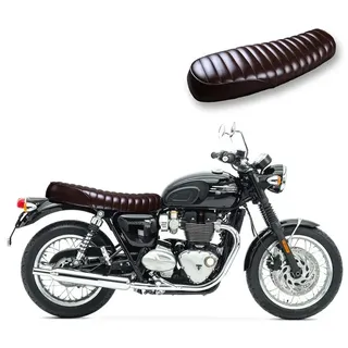 Sitz Für Die Umrüstung Von Café-racer + Scrambler Craftride Sl4 Flach Braun