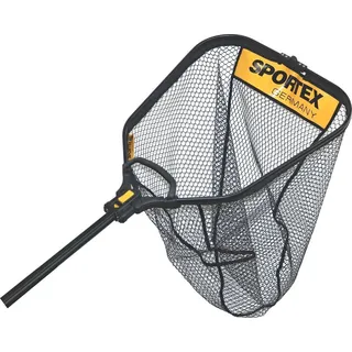 SPORTEX Kescher gummiert 80x70cm Länge 1,80m Netz gummiert