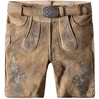 Stockerpoint Trachtenshorts Girgl hellbraun / senf / silber 52