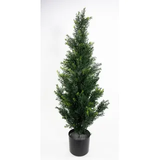 Seidenblumen Roß Zeder/Konifere Natura 90cm LA künstliche Pflanzen Kunstpflanzen Kunstbaum Thuja Zypresse