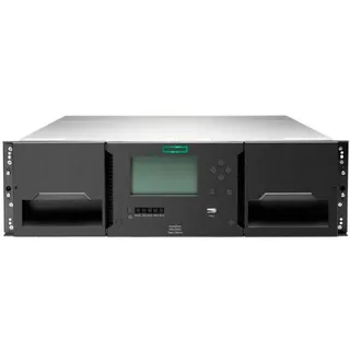 HP HPE Storage MSL3040 Bandbibliothek 1x MSL LTO‐9 SAS–Laufwerk 20x LTO‐9 Bandkassetten mit 45 TB (P77037-B25) (HPE Smart Choice)