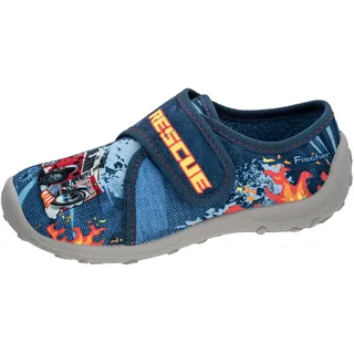 Fischer Markenschuh Hausschuh Blau 29