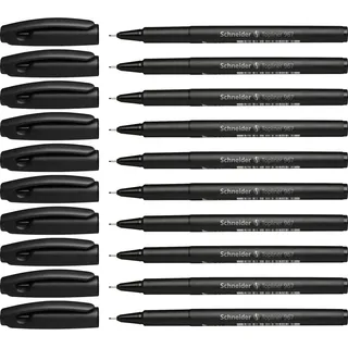 Schneider Topliner 967 Fineliner schwarz 0,4 mm, 10 St.