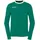 Langarmshirt Lagune/Weiß L